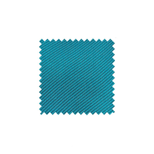 Plain Turquoise Twill Silk Swatch - TQDA1