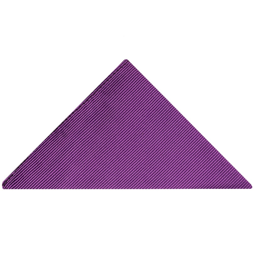 Cadbury Purple Silk Twill Classic Mens Tie And Pocket Square Set 6