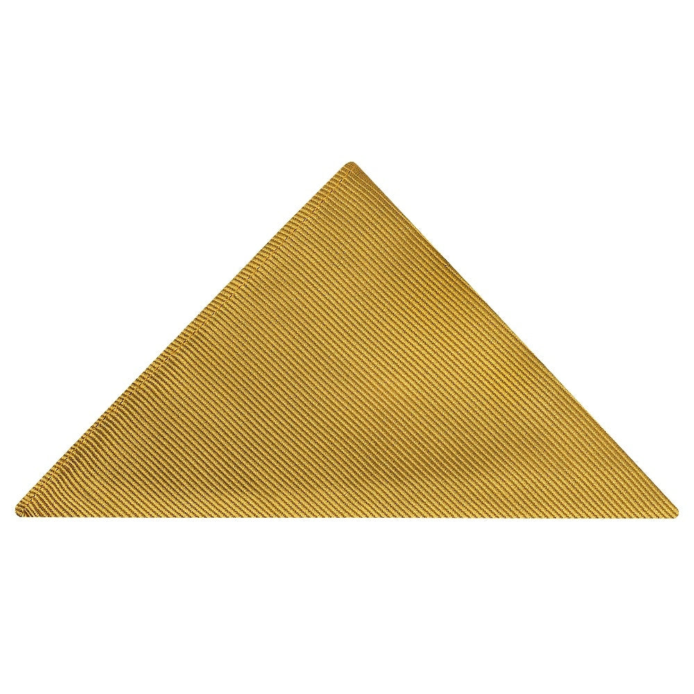 Mustard Yellow Twill Pocket Square 1