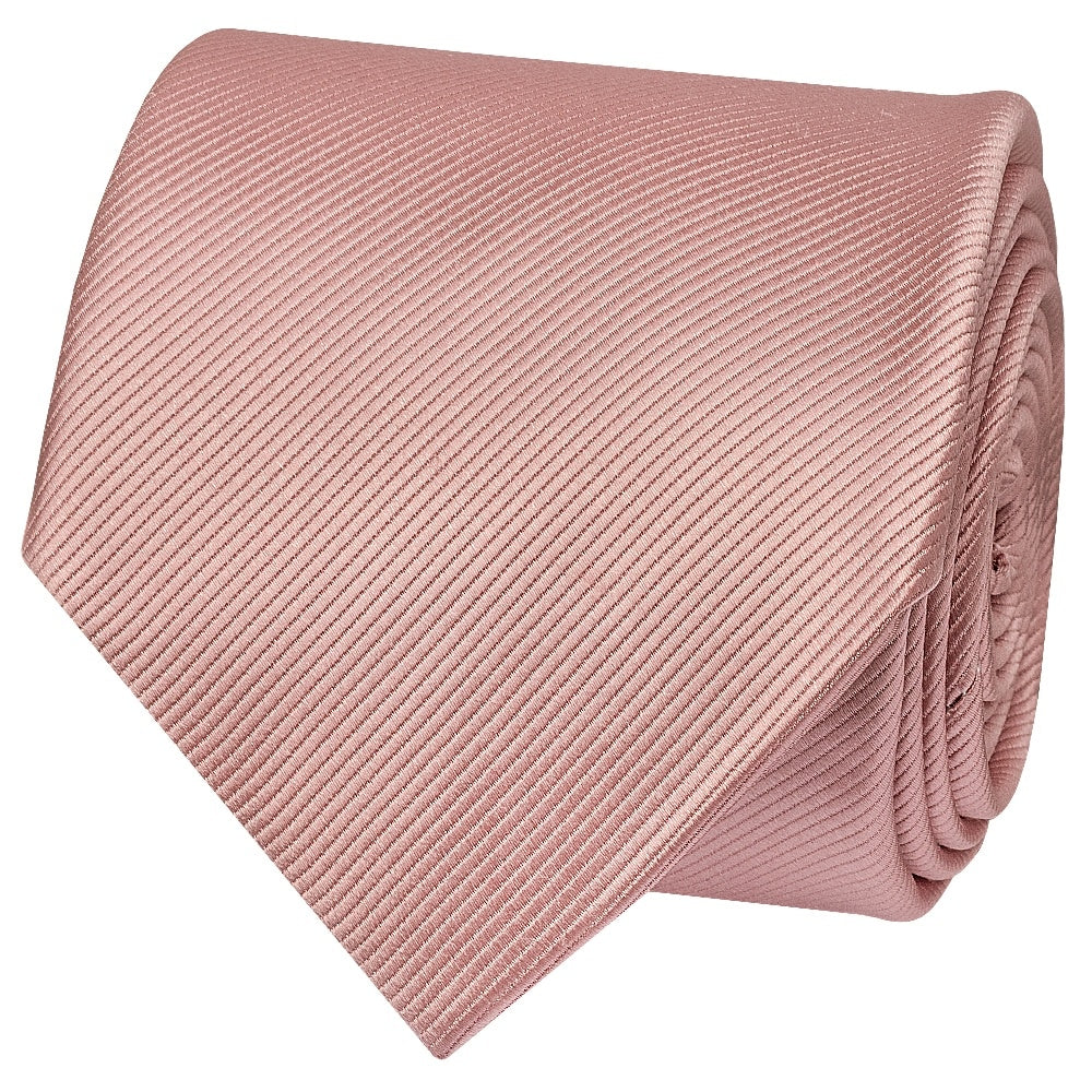 Dusty Rose Silk Twill Classic Mens Tie 3