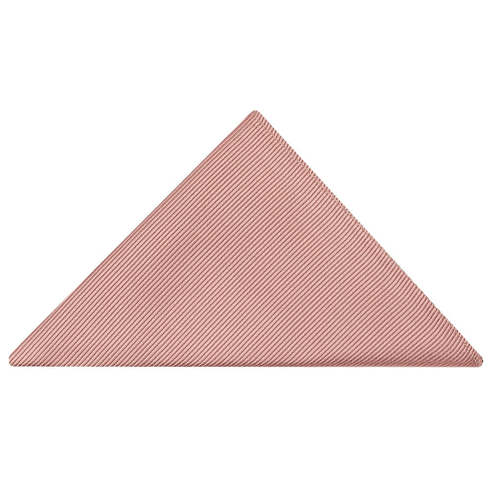 Dusty Rose Silk Twill Classic Mens Tie And Pocket Square Set 6