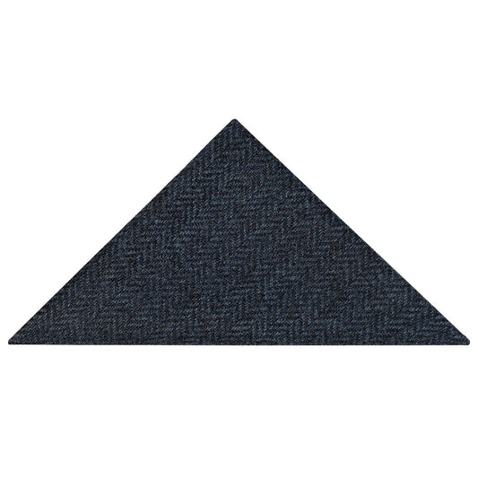Blue Herringbone Pocket Square 1