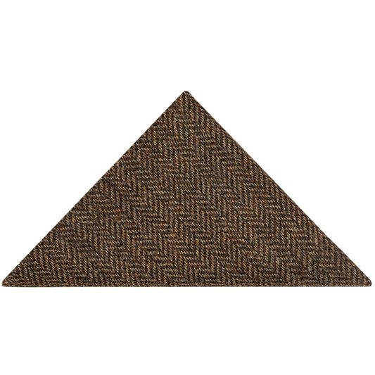 Brown Herringbone Pocket Square 1