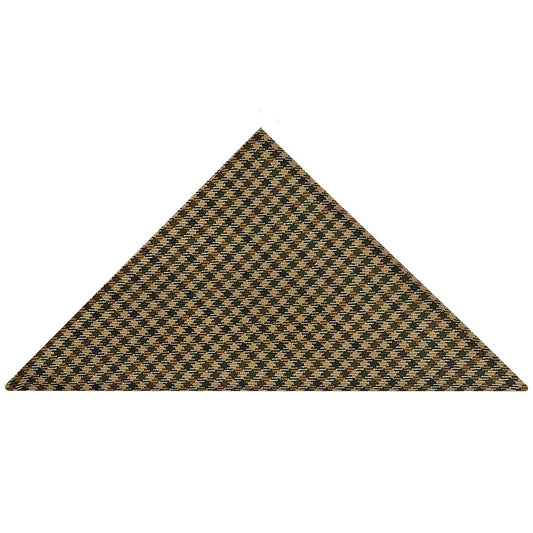 Green Gingham Pocket Square 1