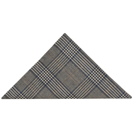 Grey Prince Of Wales Pocket Square 1