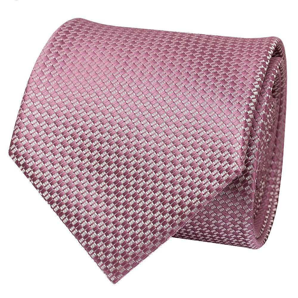 Dusty Pink Textured Classic Tie 3