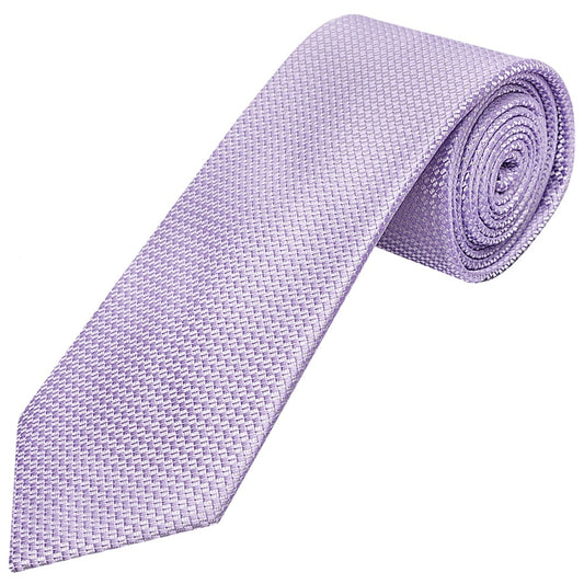 Lilac Textured Classic Tie