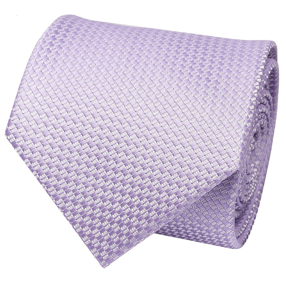 Lilac Textured Classic Tie 3