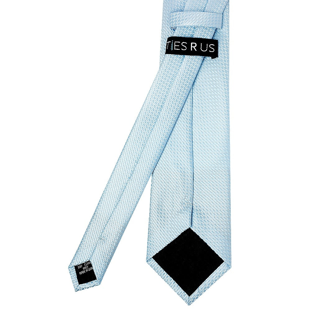 Sky Blue Textured Classic Tie 4