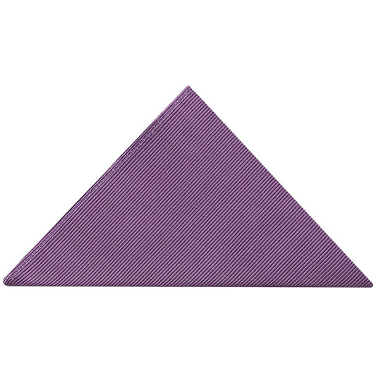 Mauve Twill Silk Pocket Square 1