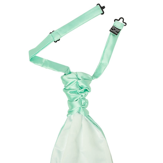 Plain Mint Mens Cravat Tie 2