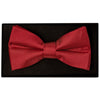 Plain Red Wine Mens Bow Tie