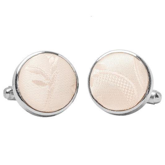 Blush Floral Cufflinks