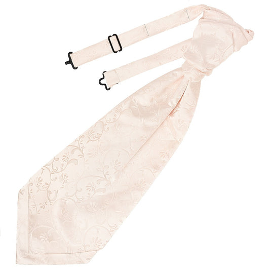 Blush Floral Mens Cravat Tie And Pocket Square Set 2