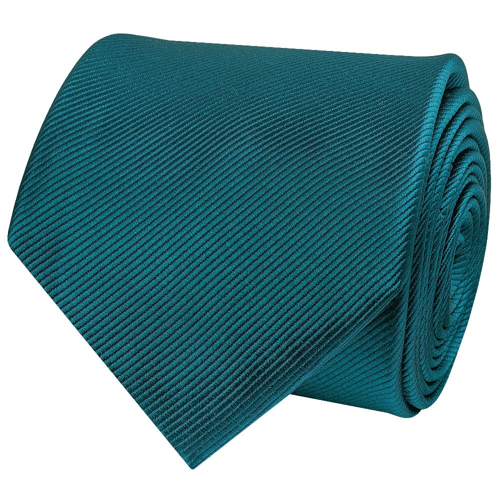 Teal Silk Twill Silk Classic Mens Tie And Pocket Square Set 4