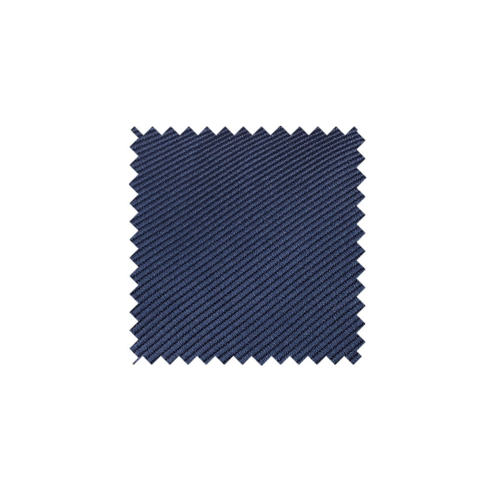 Plain French Navy Twill Silk Swatch - FNDA1