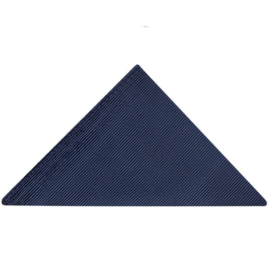 French Navy Silk Twill Pocket Square 1