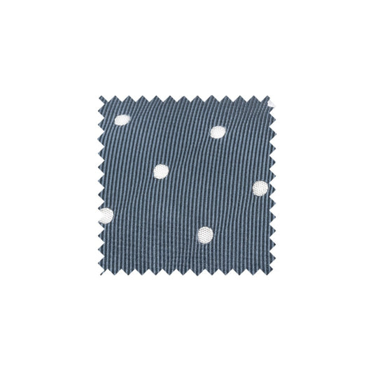 Navy Large White Spot Swatch - NYLS1