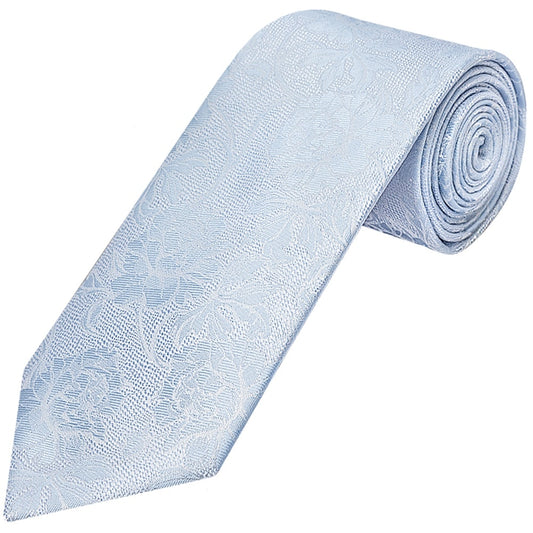Blue Flower Classic Mens Tie