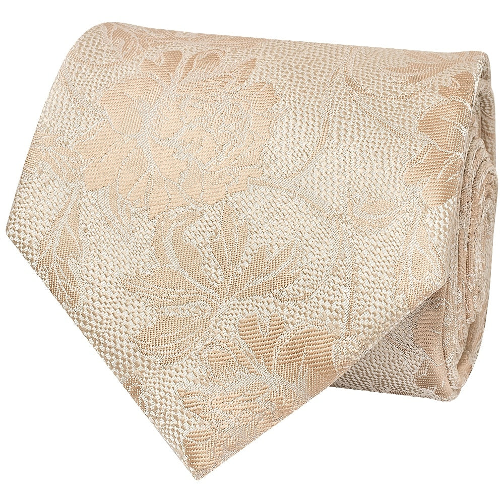 Gold Flower Classic Mens Tie 2