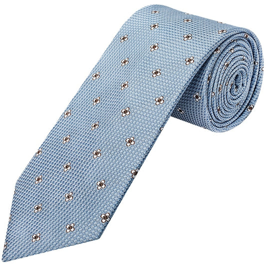 Blue Petal Classic Mens Tie 1