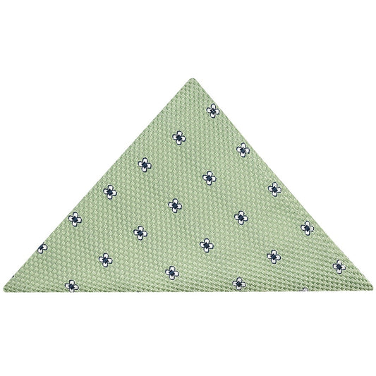 Green Petal Pocket Square 1