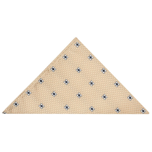 Gold Petal Pocket Square 1