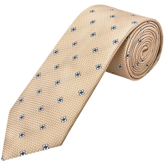 Gold Petal Classic Mens Tie And Pocket Square Set 2