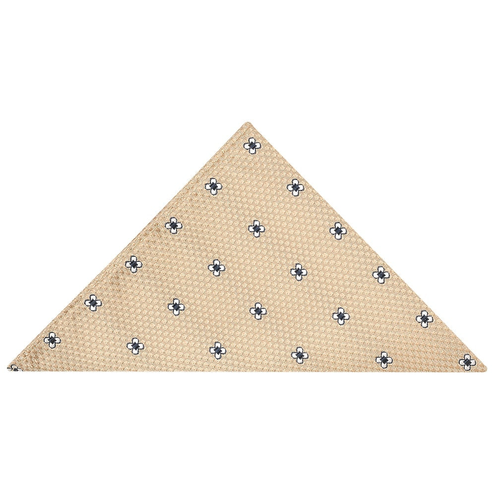 Gold Petal Classic Mens Tie And Pocket Square Set 5