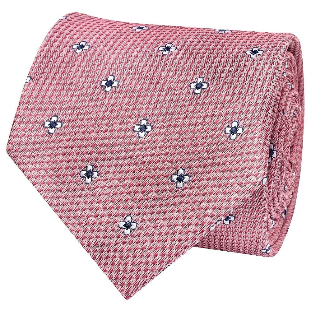 Rose Petal Classic Mens Tie And Pocket Square Set 3