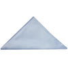 Dusty Blue Pocket Square in Satin