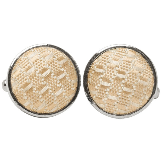 Gold Textured Cufflinks 1