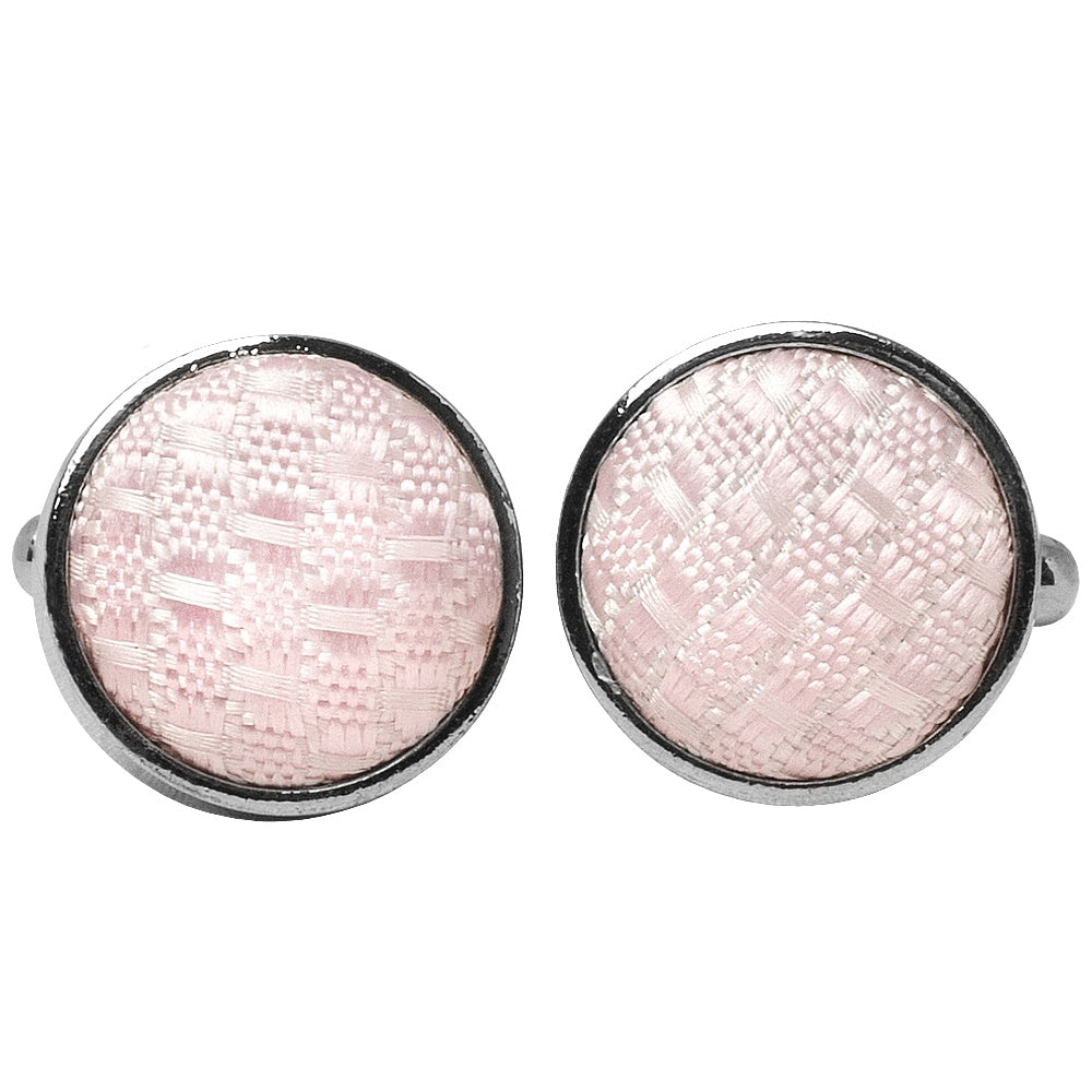 Blush Textured Cufflinks