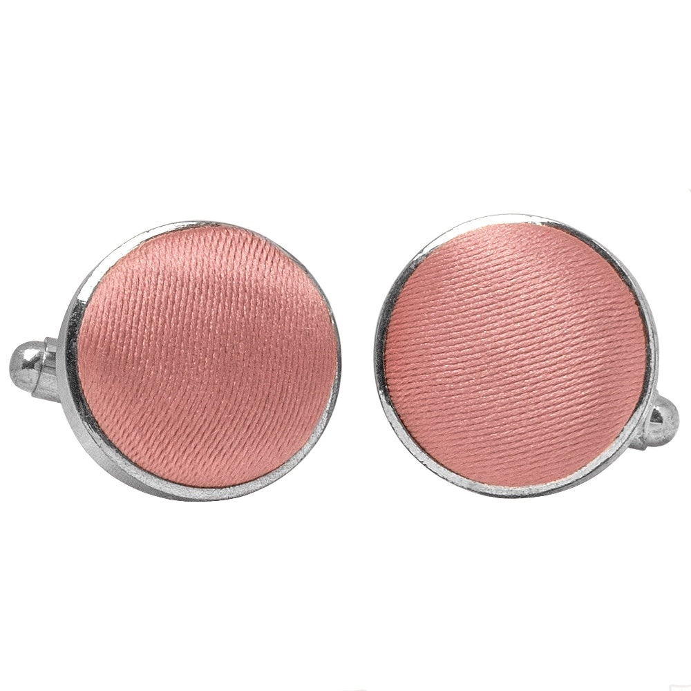 Plain Rose Gold Cufflinks 1