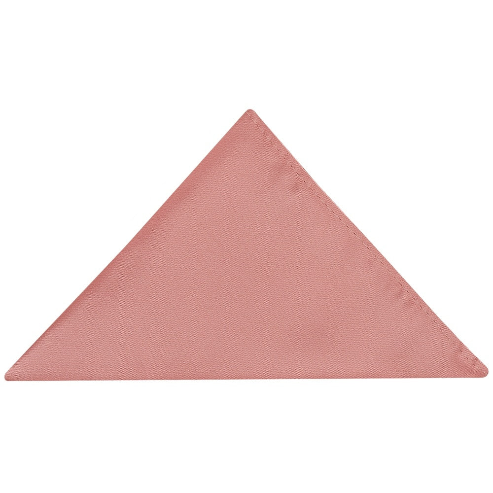 Pre Tied Rose Gold Satin Boys Bow Tie And Pocket Square Set 4