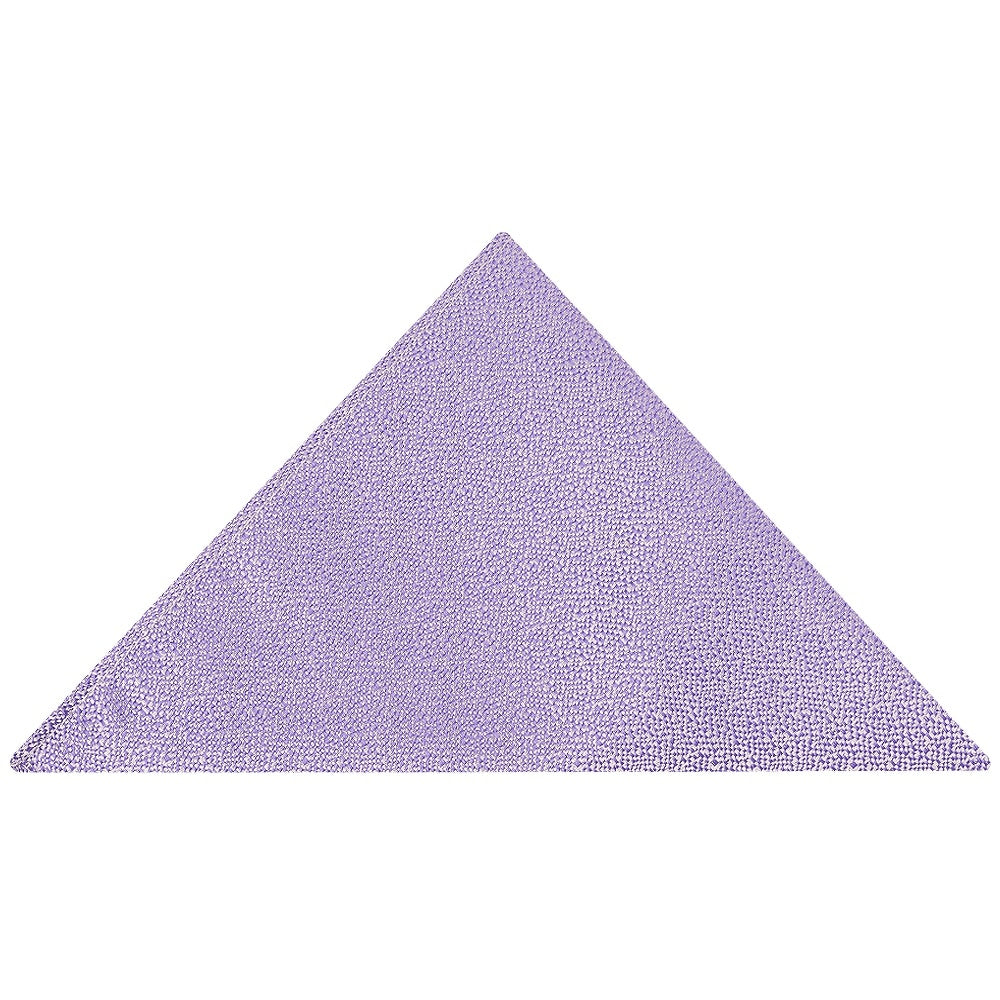 Plain Purple Textured Silk Pocket Square