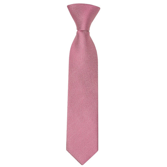 Pre Tied Dusty Pink Silk Boys Tie Age 4 7 1