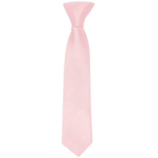 Pre Tied Blush Pink Silk Boys Tie And Pocket Square Set Age 4 7 2