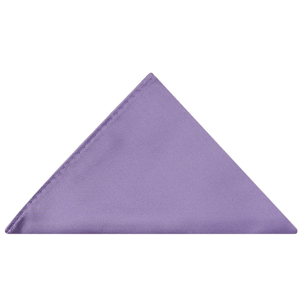 Lavender Satin Skinny Mens Tie And Pocket Square Set 5