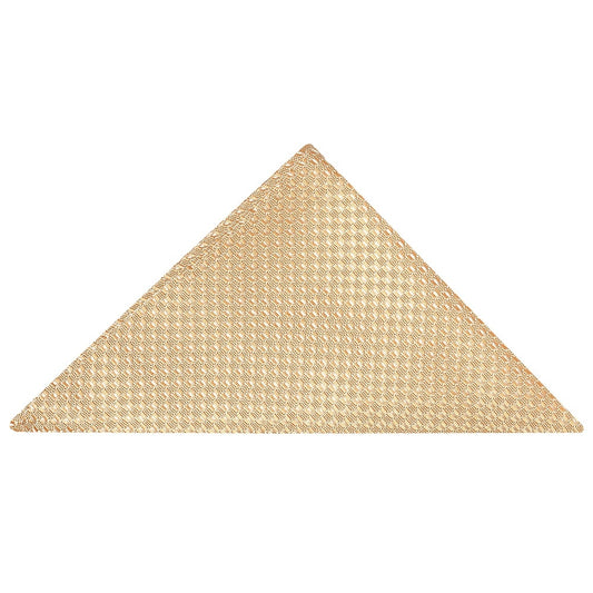 Gold Textured Pocket Square 1