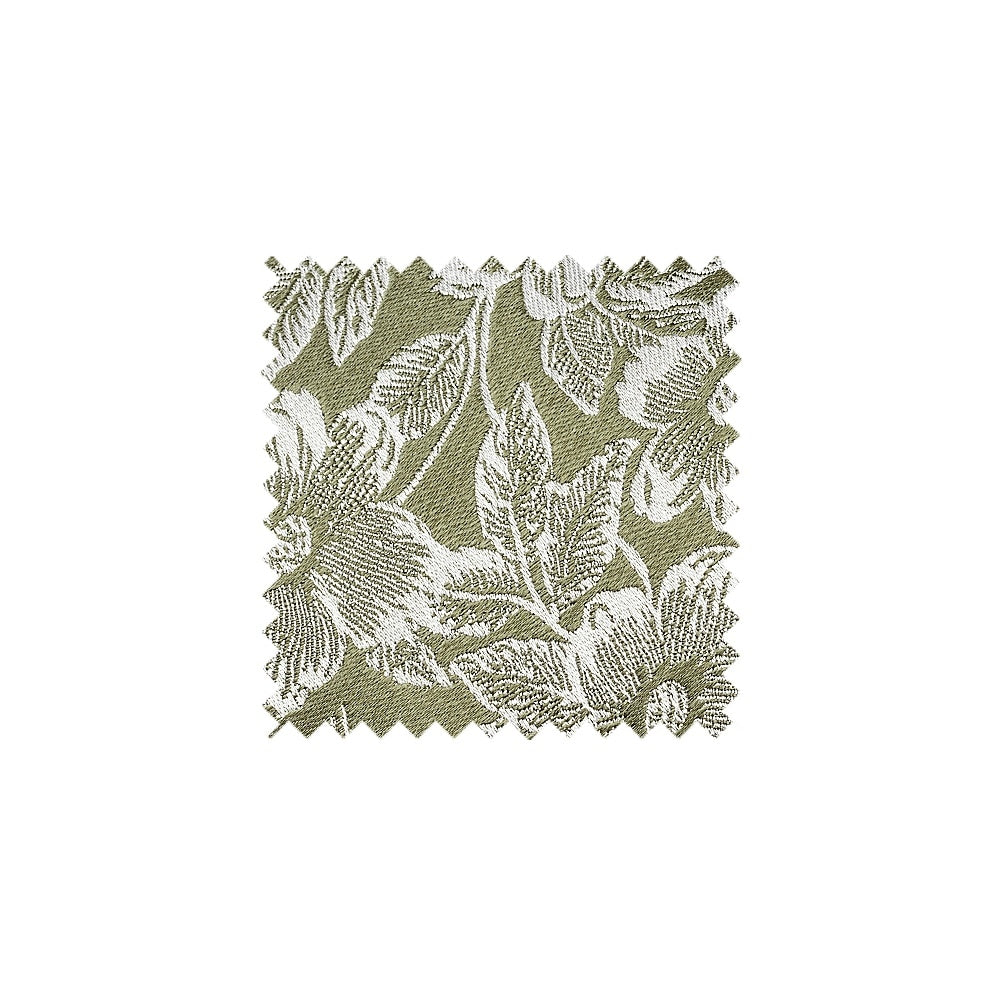 Olive Floral Silk Swatch - OGFF1