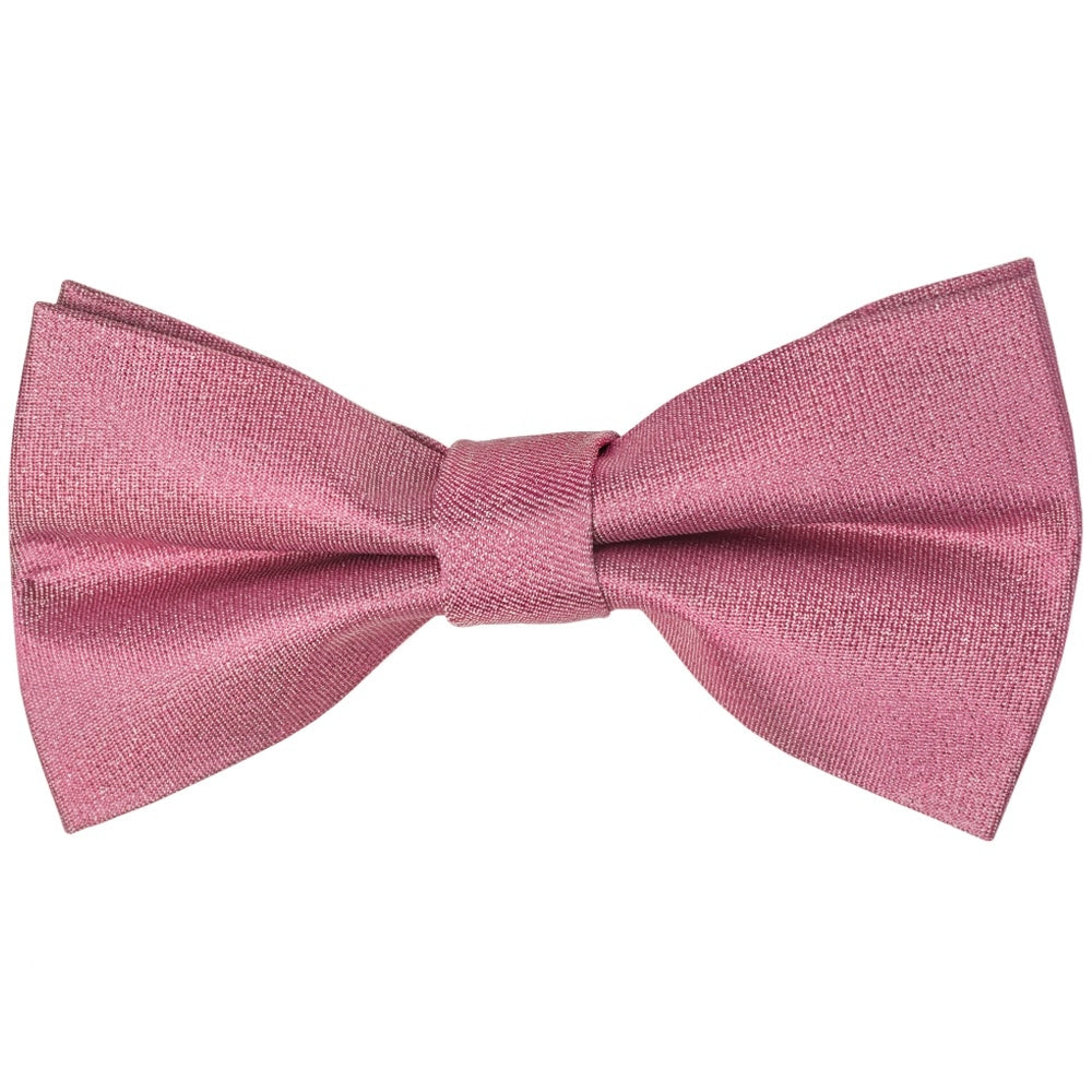 Pre Tied Dusty Pink Silk Boys Bow Tie Age 8 11 1