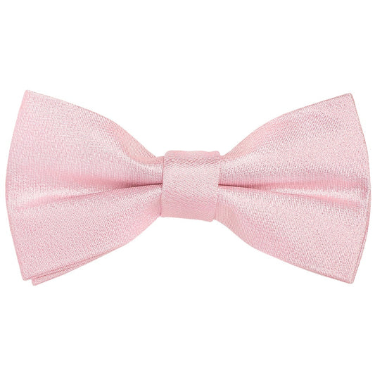 Pre Tied Blush Pink Silk Boys Bow Tie Age 8 11 1