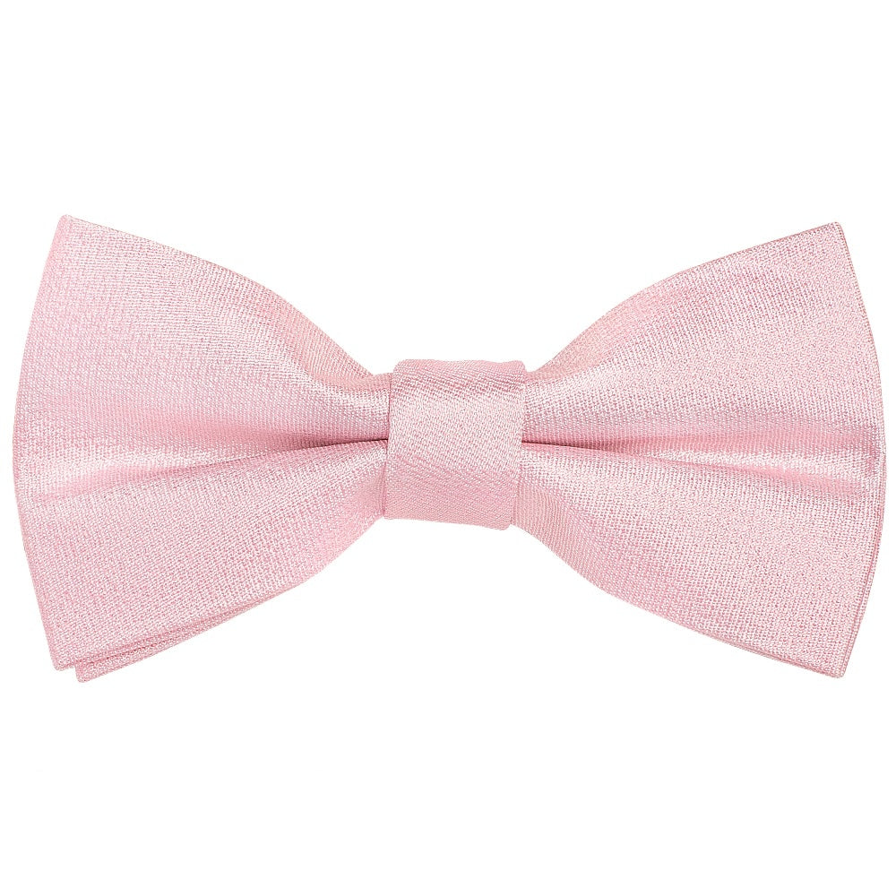Pre Tied Blush Pink Silk Boys Bow Tie Age 4 7 1