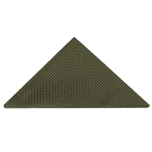 Olive Green Textured Pocket Square 1