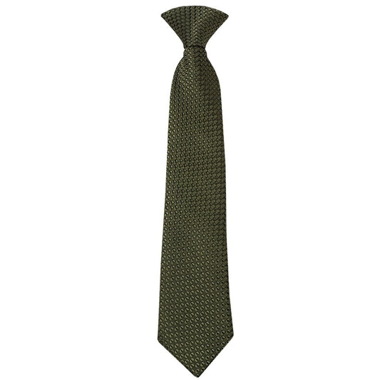 Pre Tied Olive Green Textured Boys Tie And Pocket Square Set Age 4 7 2