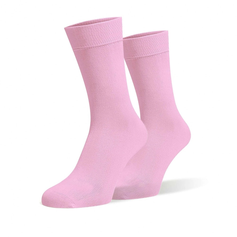 Blush Pink Cotton Socks 1