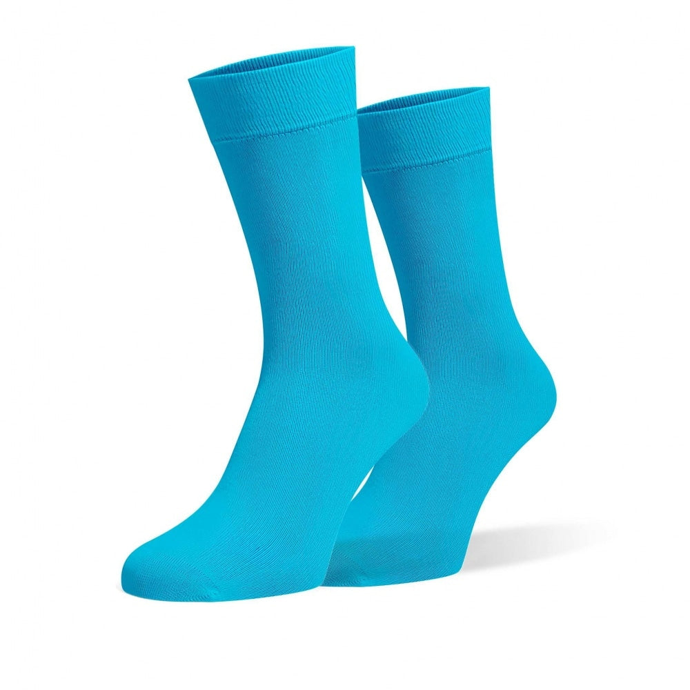 Turquoise Cotton Socks 1