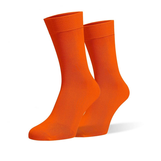 Orange Cotton Socks 1