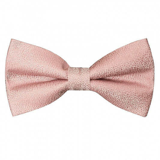 End Of Season Stock Pre Tied Rose Gold Textured Silk Boys Bow Tie Age 8 11 1